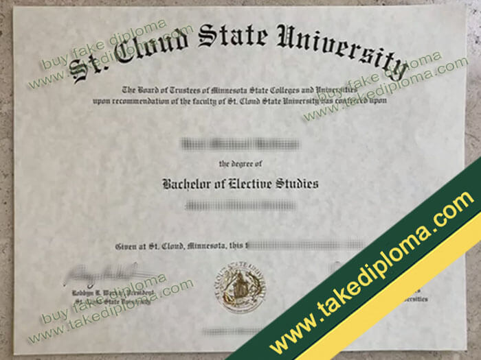 St. Cloud State University diploma, St. Cloud State University fake degree, St. Cloud State University fake certificate