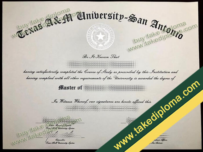 Texas A&M University–San Antonio diploma, Texas A&M University–San Antonio degree, Texas A&M University–San Antonio certificate