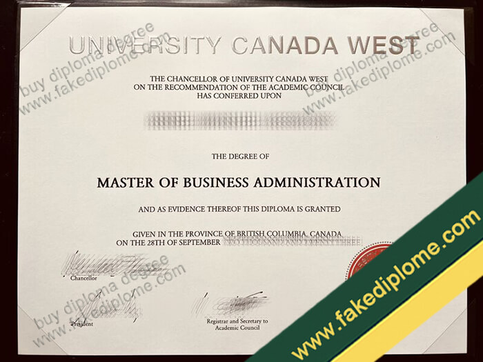 University Canada West diploma, University Canada West degree, University Canada West certificate