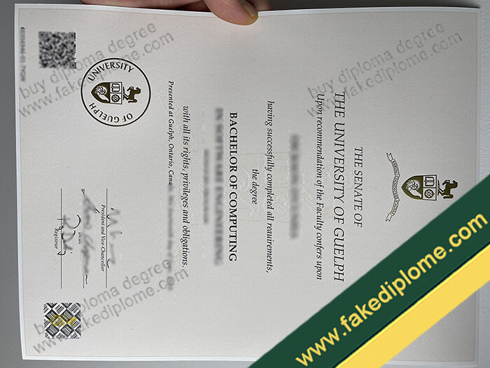 University of Guelph diploma, University of Guelph degree, University of Guelph certificate