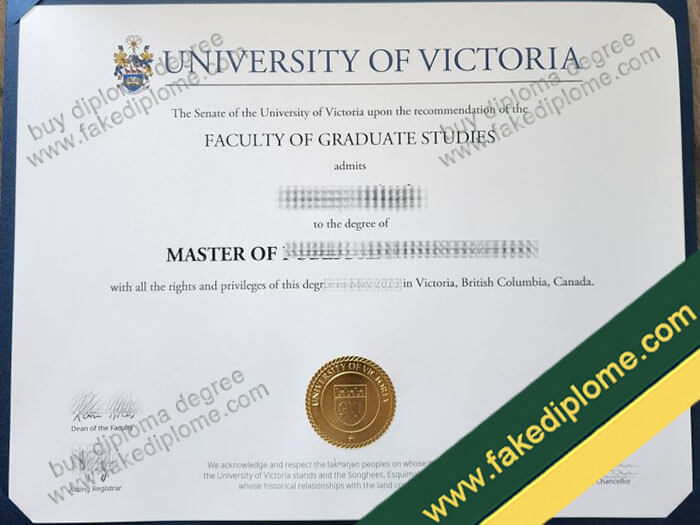 University of Victoria DIPLOMA, University of Victoria degree, University of Victoria certificate