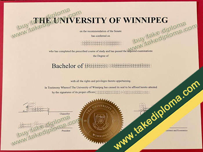 University of Winnipeg diploma, University of Winnipeg degree, University of Winnipeg certificate