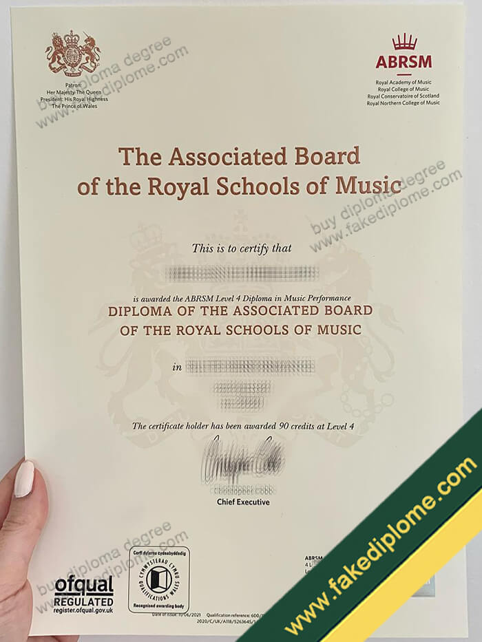 ABRSM certificate sample 1 ABRSM certificate sample 1 The ABRSM (Associated Board of the Royal Schools of Music) Diploma Sample