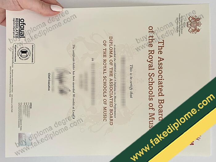 ABRSM diploma, ABRSM certificate