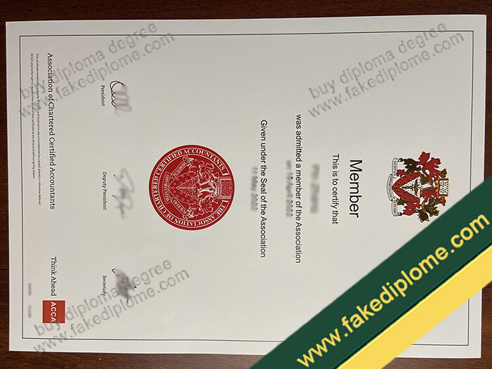 ACCA diploma, ACCA certificate