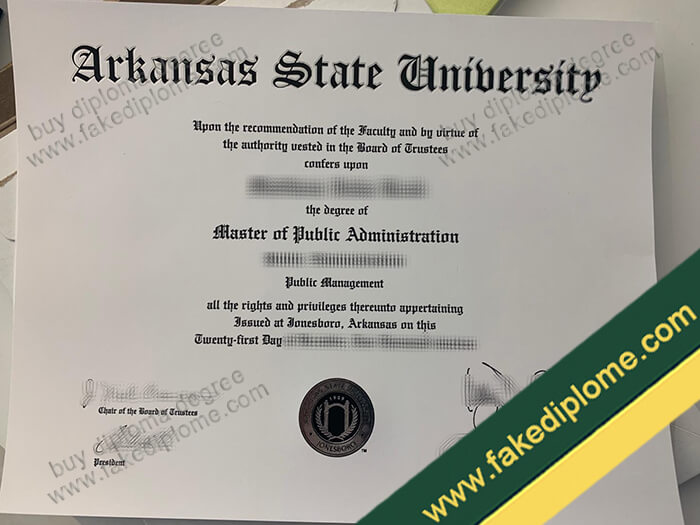 Arkansas State University diploma, Arkansas State University degree, Arkansas State University certificate