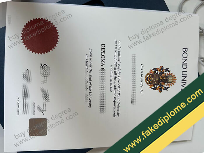 Bond University diploma, Bond University degree, Bond University certificate