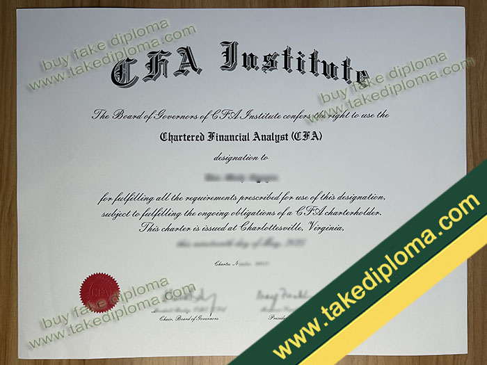 CFA Institute diploma, CFA Institute certificate