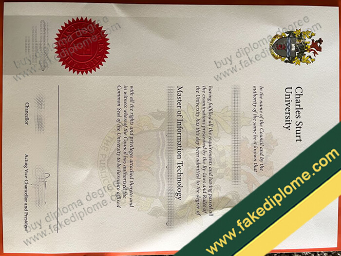 Charles Sturt University diploma, Charles Sturt University degree, Charles Sturt University certificate