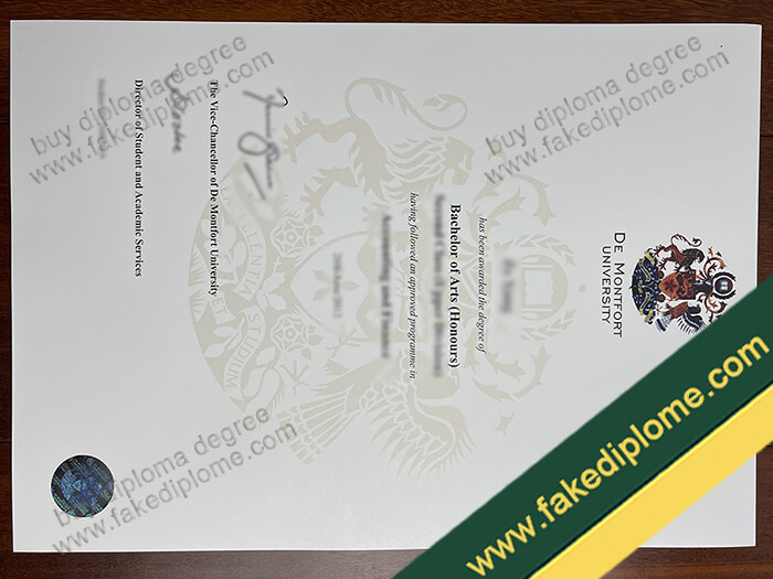 De Montfort University diploma, De Montfort University degree, De Montfort University certificate