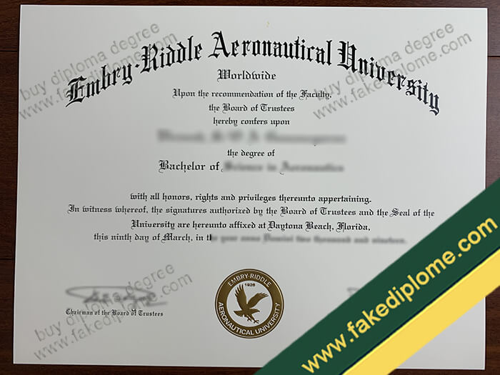 Embry Riddle Aeronautical University diploma sample 1 Embry Riddle Aeronautical University diploma sample 1 Embry–Riddle Aeronautical University (ERAU) Diploma For Sale