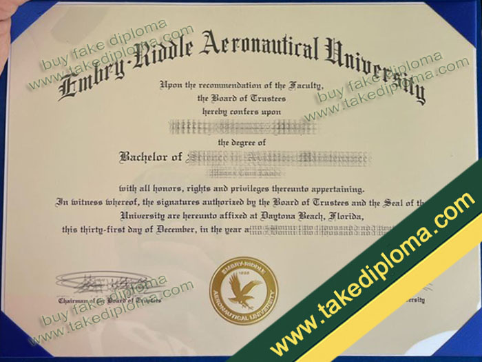Embry–Riddle Aeronautical University diploma, Embry–Riddle Aeronautical University degree, Embry–Riddle Aeronautical University certificate