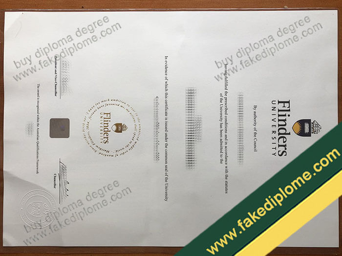 Flinders University diploma, Flinders University degree, Flinders University certificate