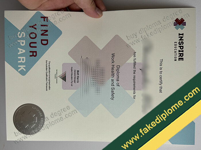 Inspire Education diploma, Inspire Education certificate
