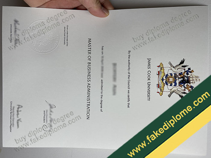 James Cook University diploma, James Cook University degree, James Cook University certificate