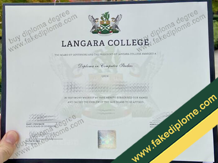 Langara College diploma, Langara College certificate