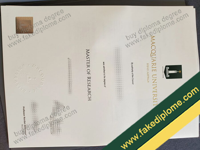 Macquarie University diploma, Macquarie University degree, Macquarie University certificate