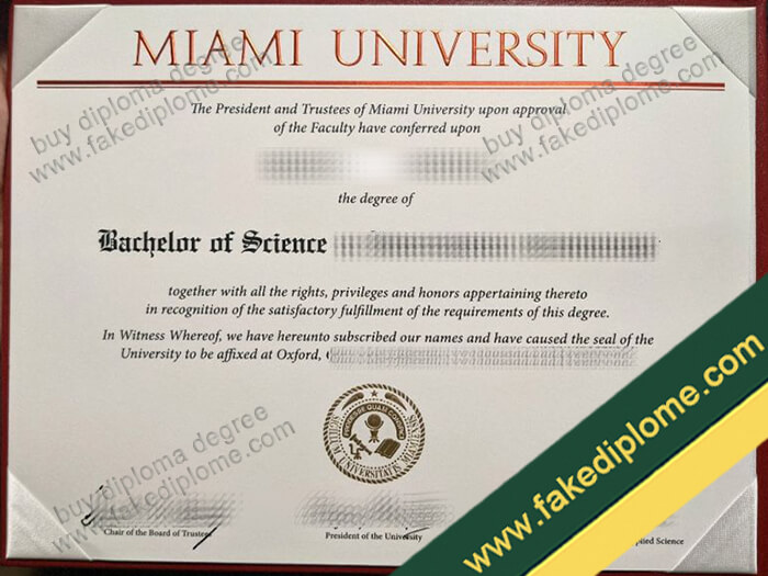 Miami University diploma,Miami University degree, Miami University certificate