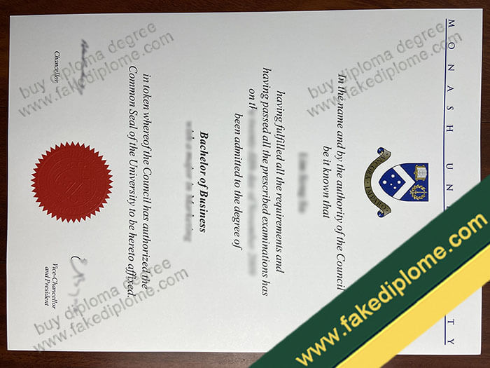 Monash University diploma, Monash University degree, Monash University certificate