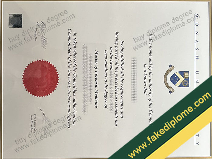 Monash University diploma, Monash University degree, Monash University certificate
