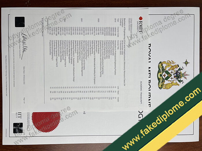RMIT diploma, RMIT degree, RMIT transcript