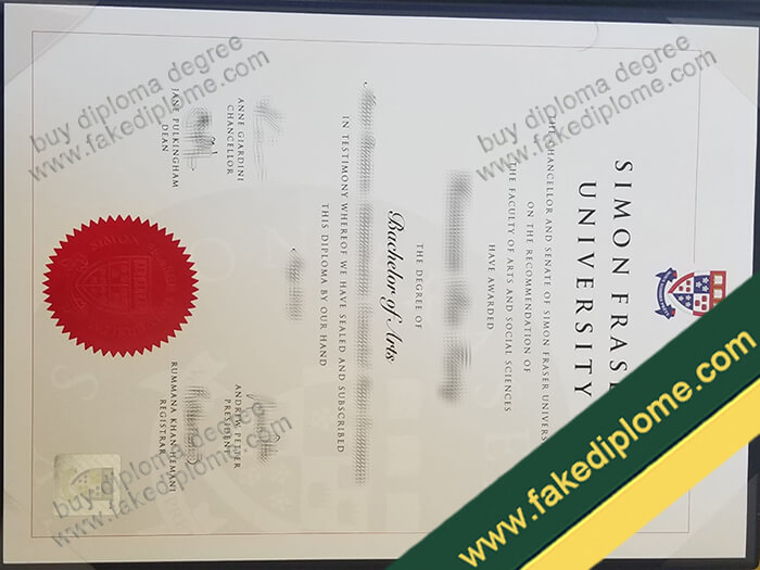 SFU diploma, SFU degree, SFU certificate