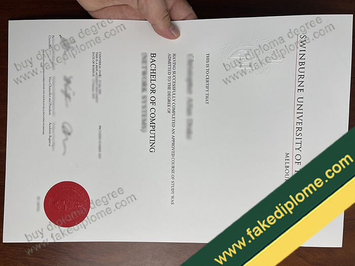 Swinburne University of Technology diploma, Swinburne University of Technology degree, Swinburne University of Technology certificate