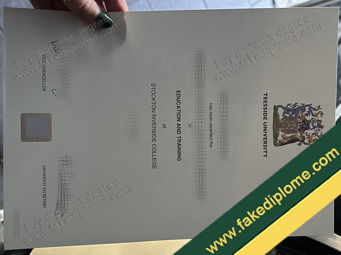 Teesside University diploma, Teesside University degree, Teesside University certificate