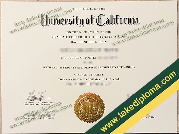UC Berkeley diploma, UC Berkeley degree, UC Berkeley certificate
