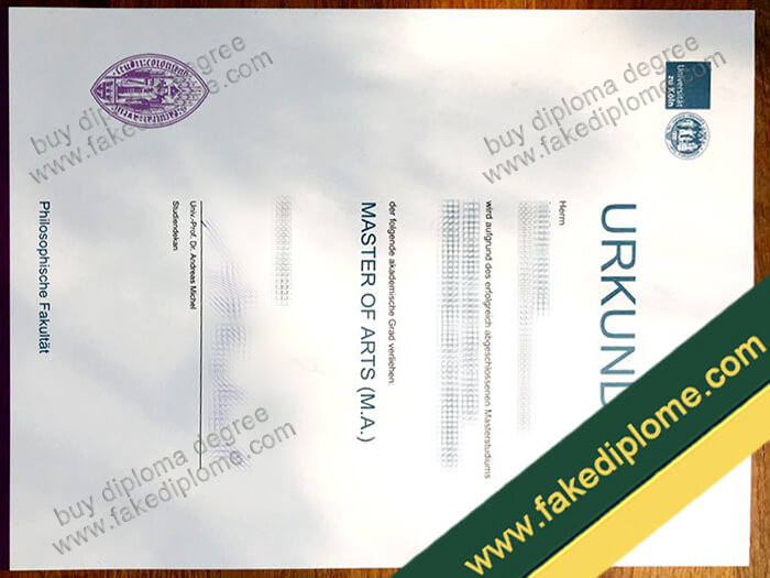 Universität zu Köln diploma, Universität zu Köln degree, Universität zu Köln urkunde