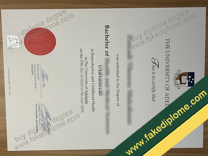 University of Adelaide diploma, University of Adelaide degree, University of Adelaide certificate