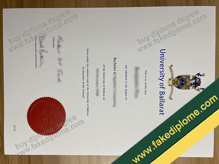 University of Ballarat diploma, University of Ballarat degree, University of Ballarat certificate