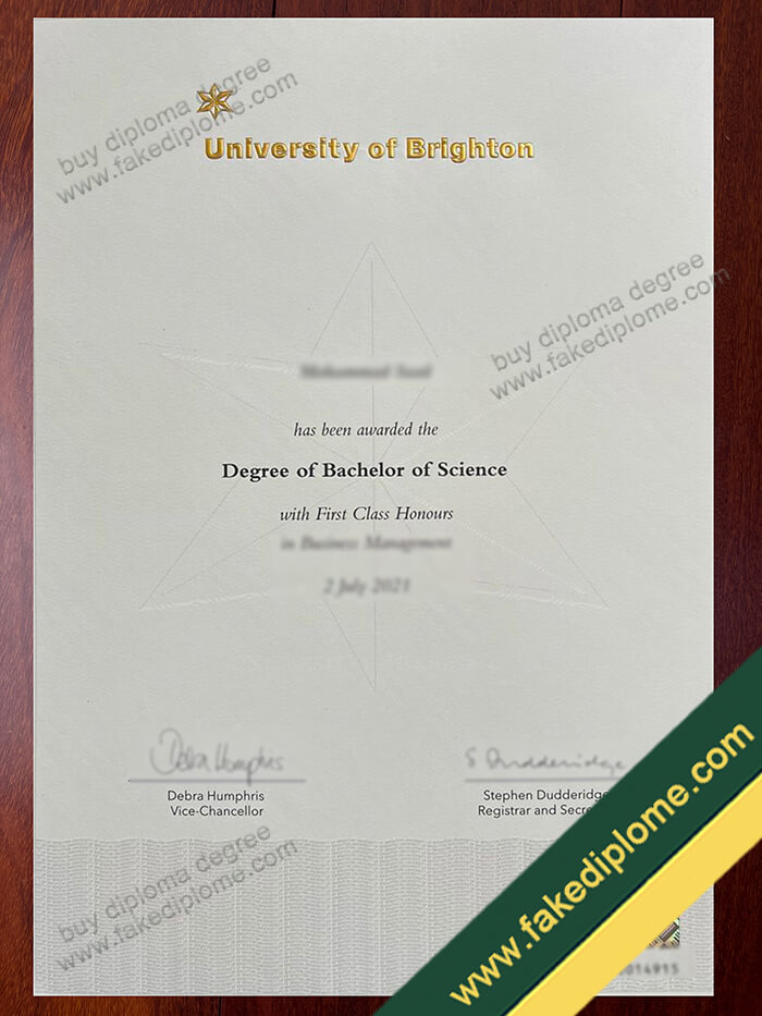 University of Brighton diploma sample 1 University of Brighton diploma sample 1 Where can I order the New University of Brighton Diploma?