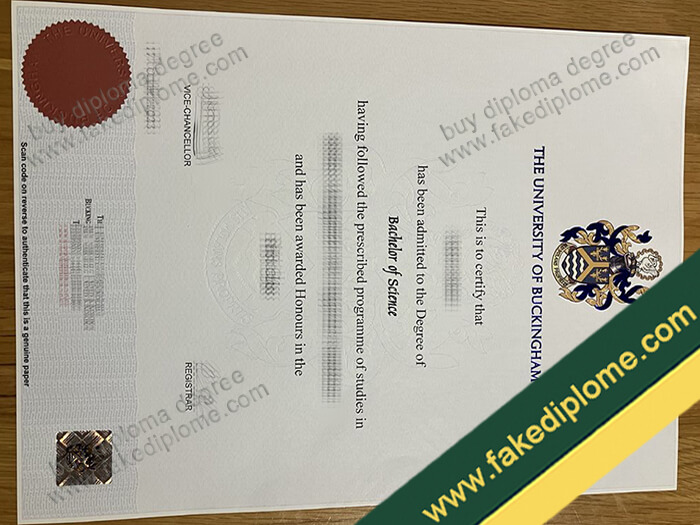 University of Buckingham diploma, University of Buckingham degree, University of Buckingham certificate