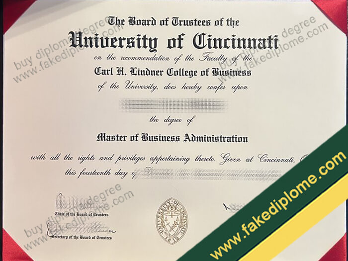 University of Cincinnati diploma, University of Cincinnati degree, University of Cincinnati certificate