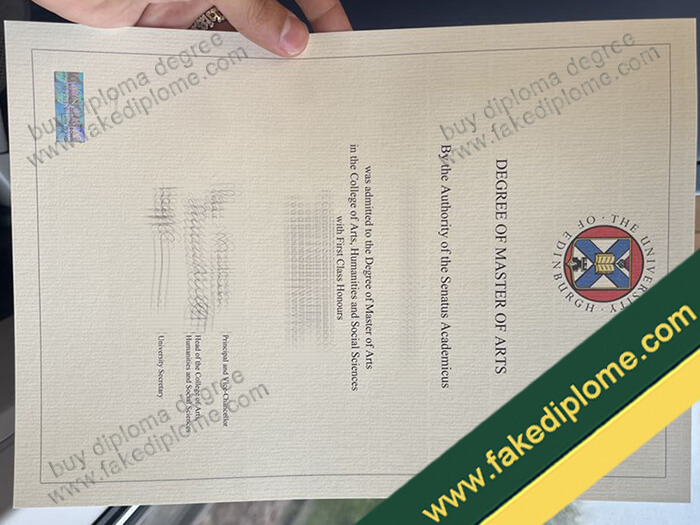 University of Edinburgh diploma, University of Edinburgh degree, University of Edinburgh certificate