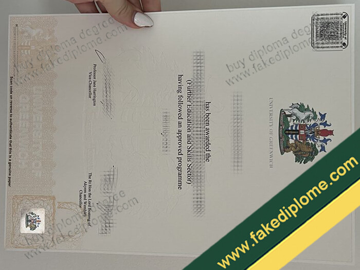 University of Greenwich diploma, University of Greenwich degree, University of Greenwich certificate