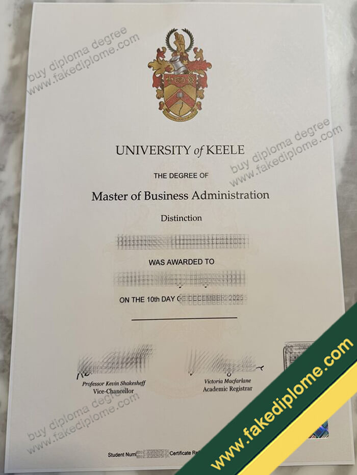 University of Keele diploma, University of Keele degree, University of Keele certificate