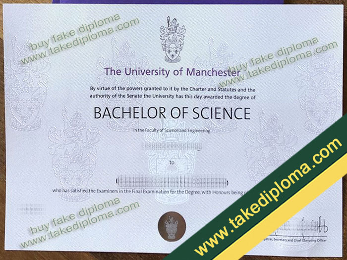 University of Manchester diploma, University of Manchester degree, University of Manchester certificate