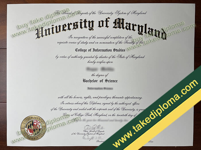 University of Maryland, College Park diploma, University of Maryland, College Park degree, University of Maryland, College Park certificate