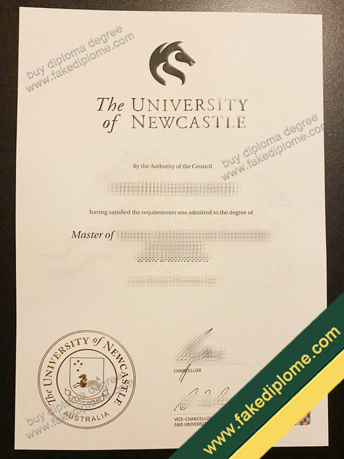 University of Newcastle diploma, University of Newcastle degree, University of Newcastle certificate