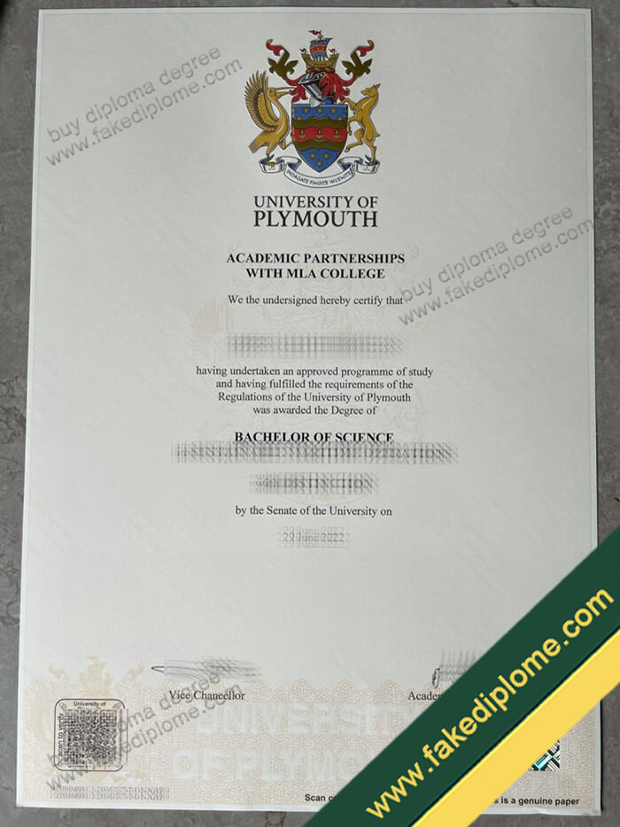 University of Plymouth diploma sample 1 University of Plymouth diploma sample 1 Where can I order the Latest University of Plymouth Diploma?
