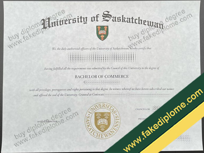 University of Saskatchewan diploma, University of Saskatchewan degree, University of Saskatchewan certificate