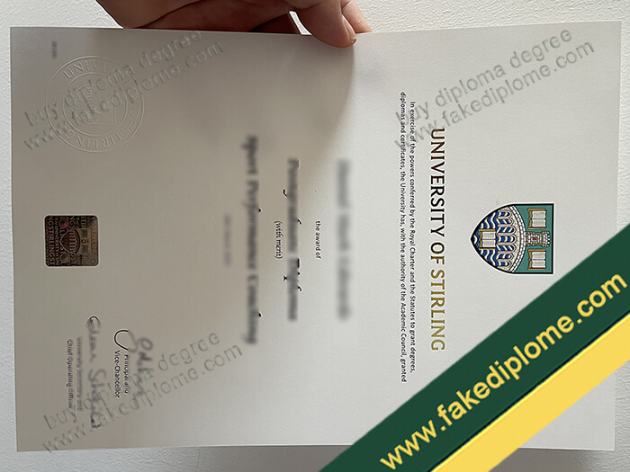 University of Stirling diploma, University of Stirling degree, University of Stirling certificate