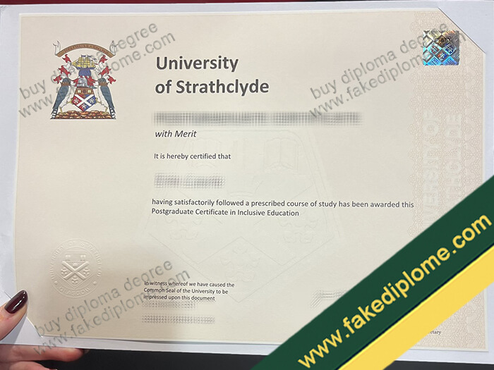 University of Strathclyde diploma, University of Strathclyde degree, University of Strathclyde certificate