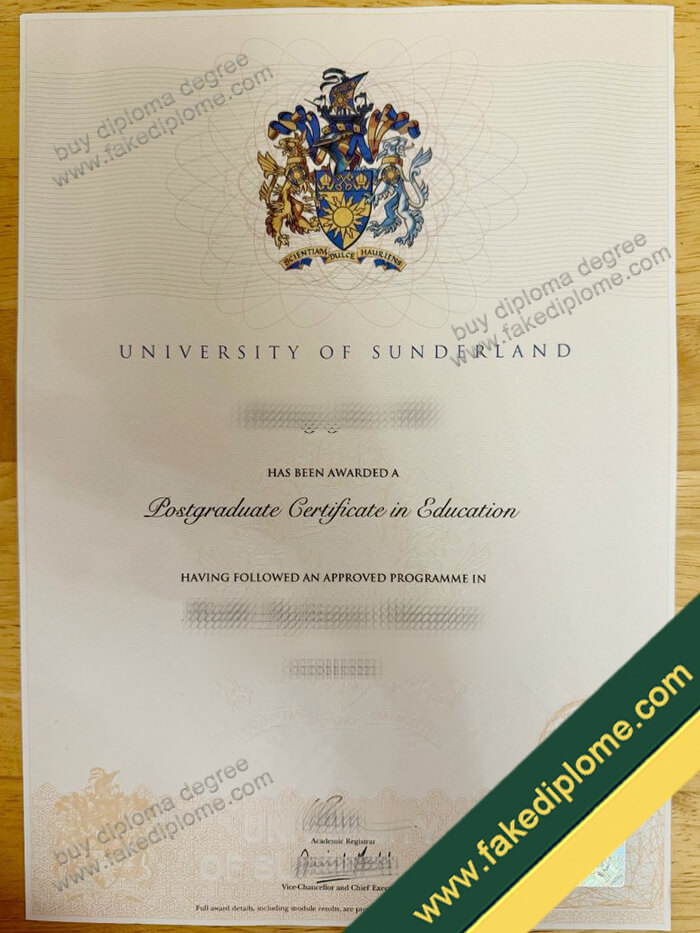 University of Sunderland diploma sample 1 University of Sunderland diploma sample 1 How to obtain a University of Sunderland Diploma the Right Way?