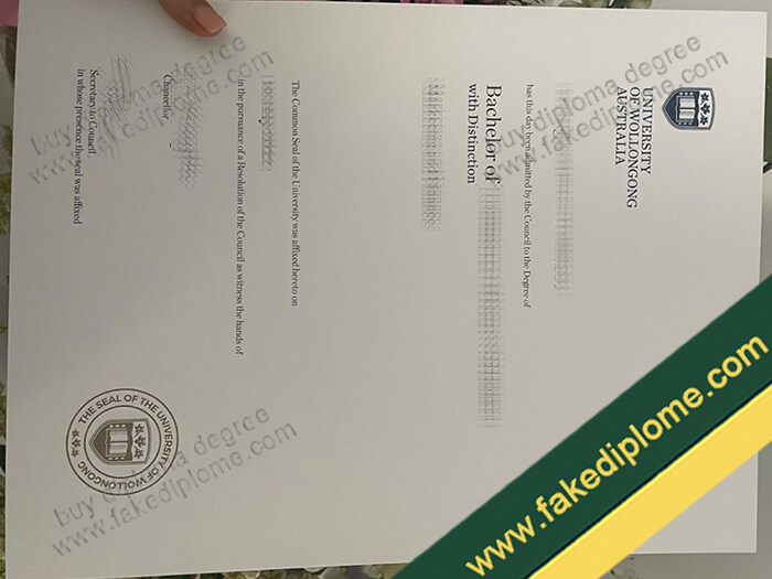 UOW diploma, UOW degree, UOW certificate