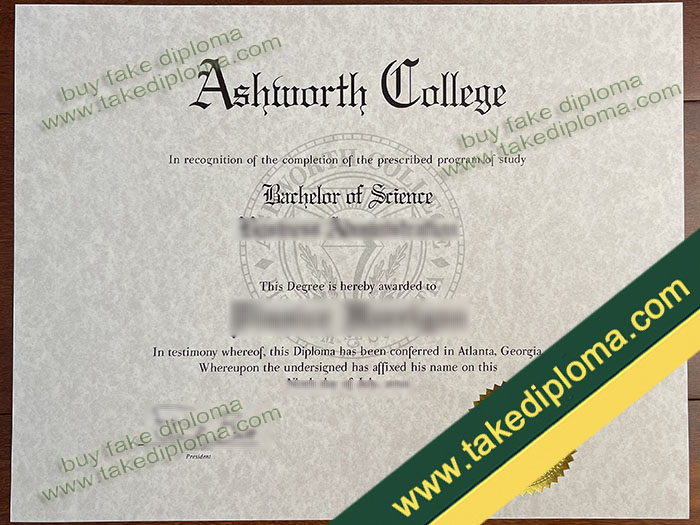 Ashworth College diploma, Ashworth College degree, Ashworth College certificate