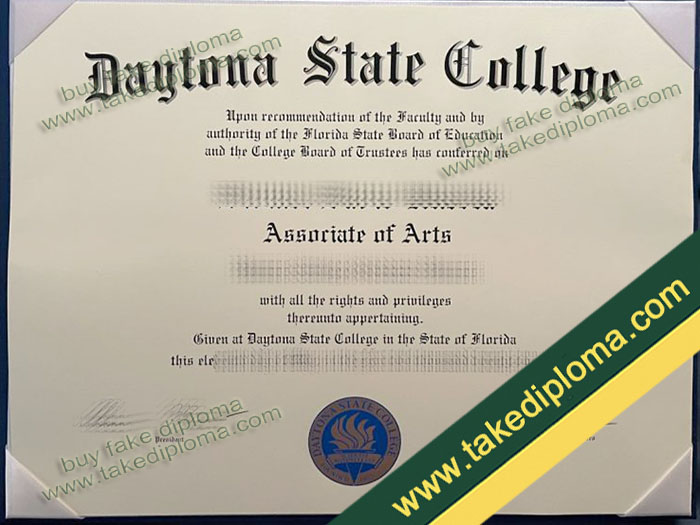 Daytona State College diploma, Daytona State College certificate