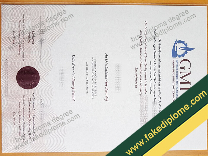 GMIT diploma, GMIT certificate